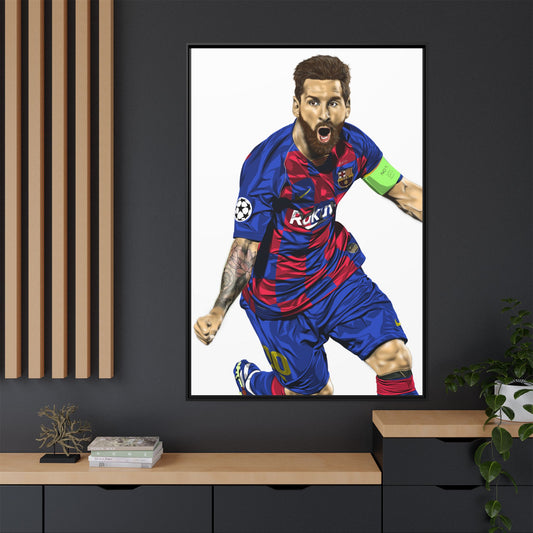 Lionel Messi Portrait | Eternal Greatness Artwork