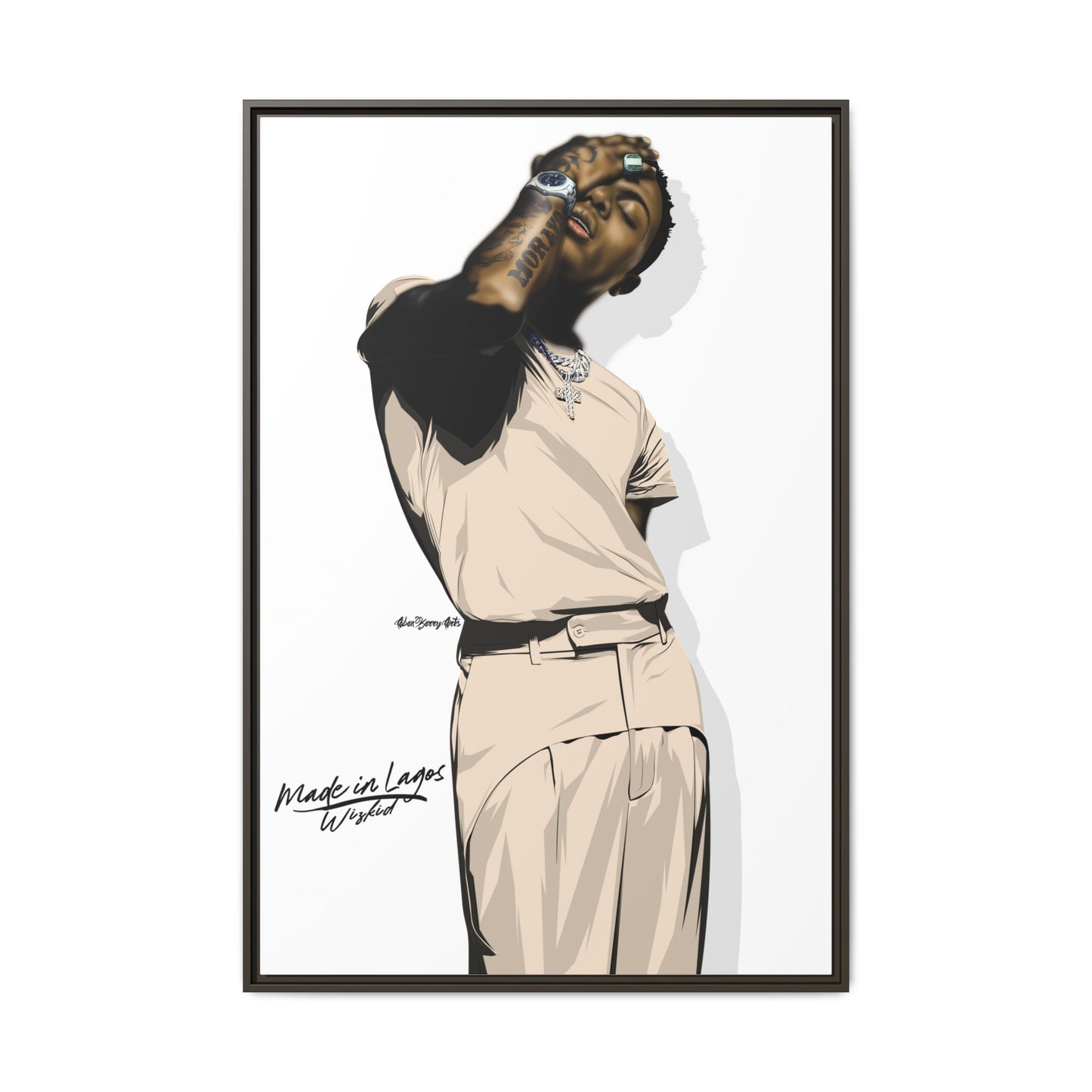 Wizkid | Made in Lagos Minimalist Portrait