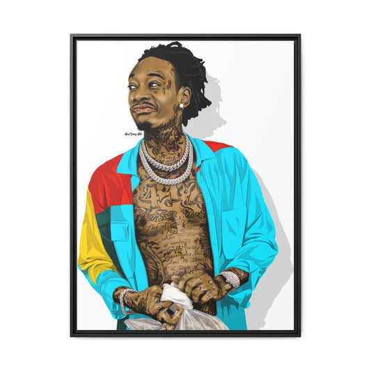 Wiz Khalifa Portrait | Vibrant Icon Artwork