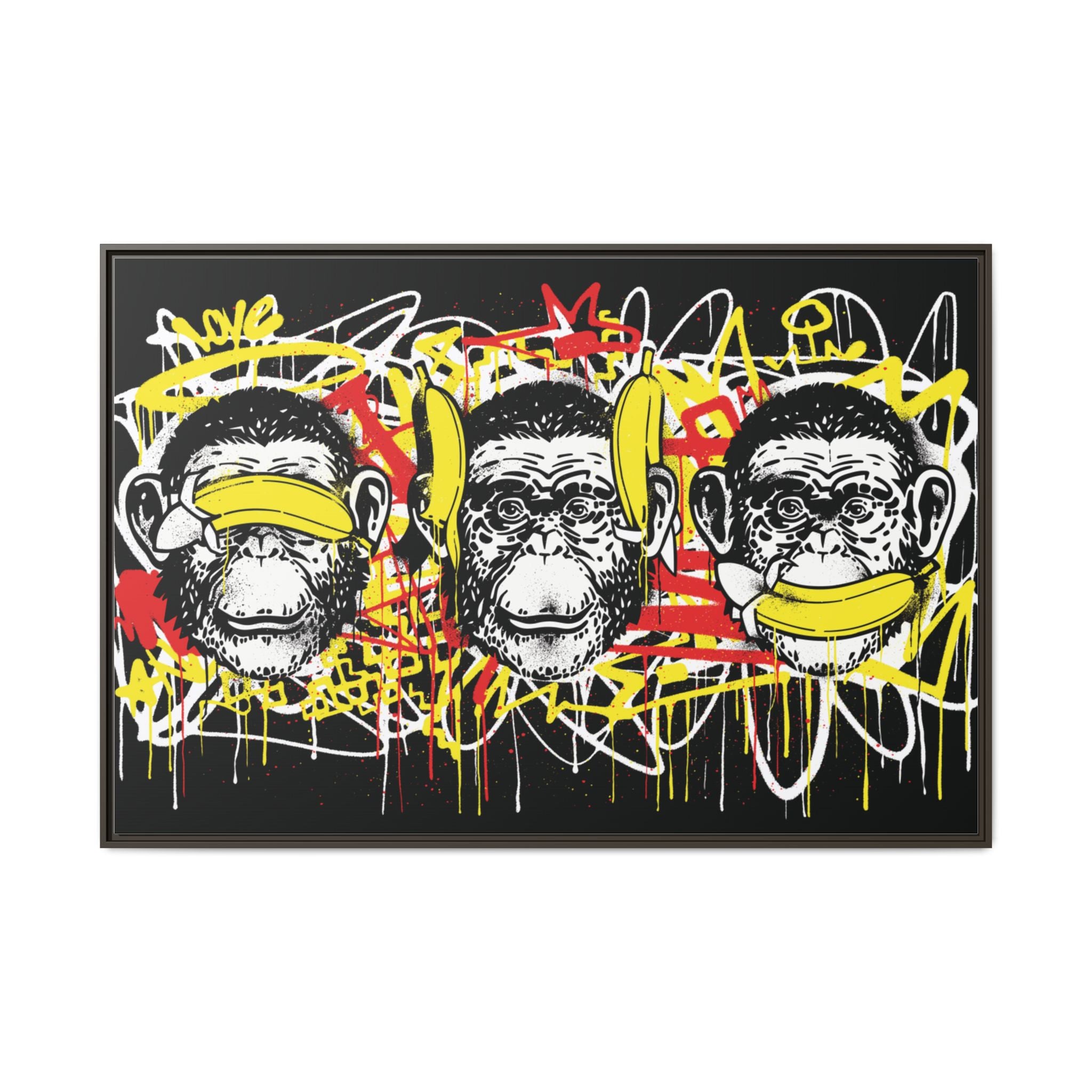 No Evil, Just Noise – Street Pop Art Wall Art | AbenKerryArts